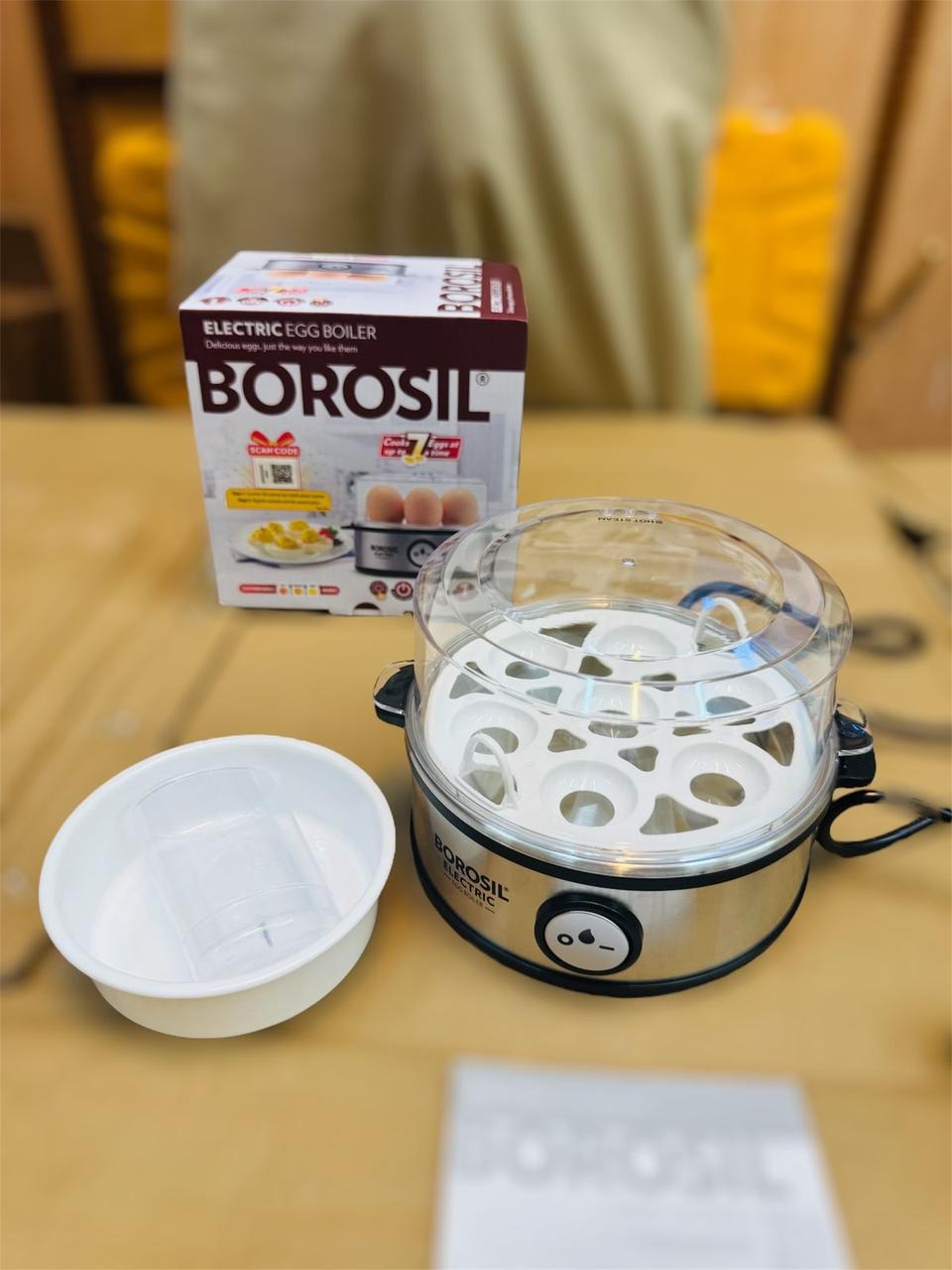 Electric Egg Boiler Automatic Steamer For Perfectly Boiled Eggs