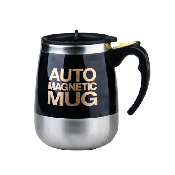 Auto Magnetic Mug 400ml Coffee Milk Mix Cups 304 Stainless Steel ( Battery Operated ) (random Color